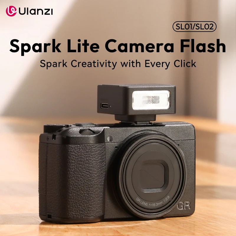 Ulanzi SL01/SL02 Spark Lite Mini Camera Flash for Sony Canon Nikon DSLR Vlog