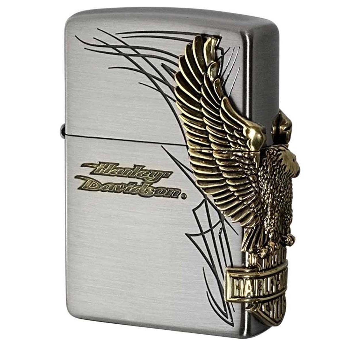 Harley Davidson Zippo Lighter Limited Japan Nickel Used