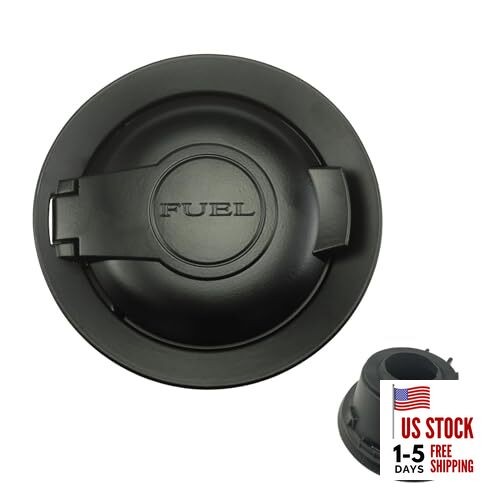 68250120AA Fuel Filler Door Cap Matte Black Compatible with Dodge Challenger 