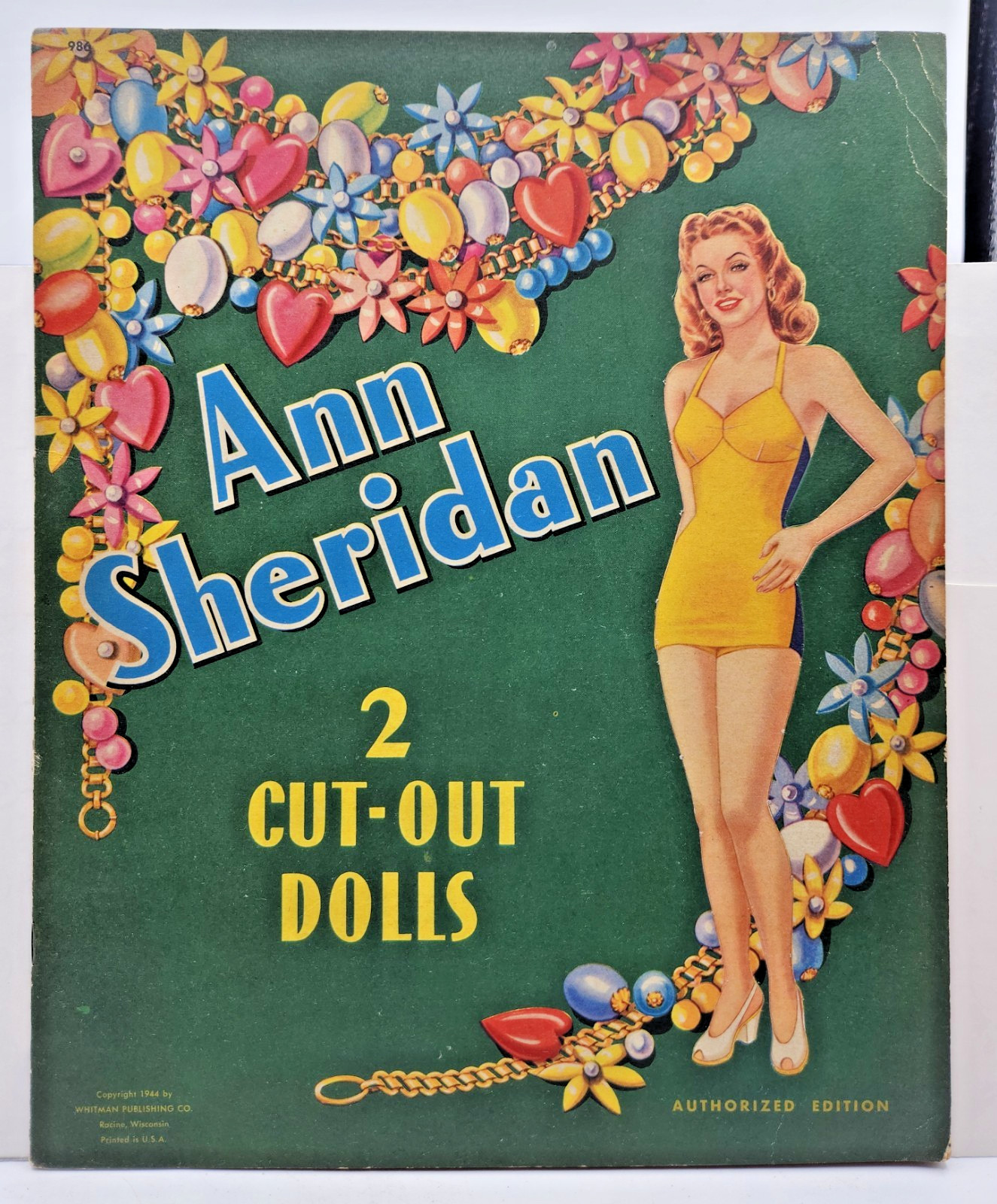 Ann Sheridan Uncut Paper Doll Book Movie Star - Whitman - 1944
