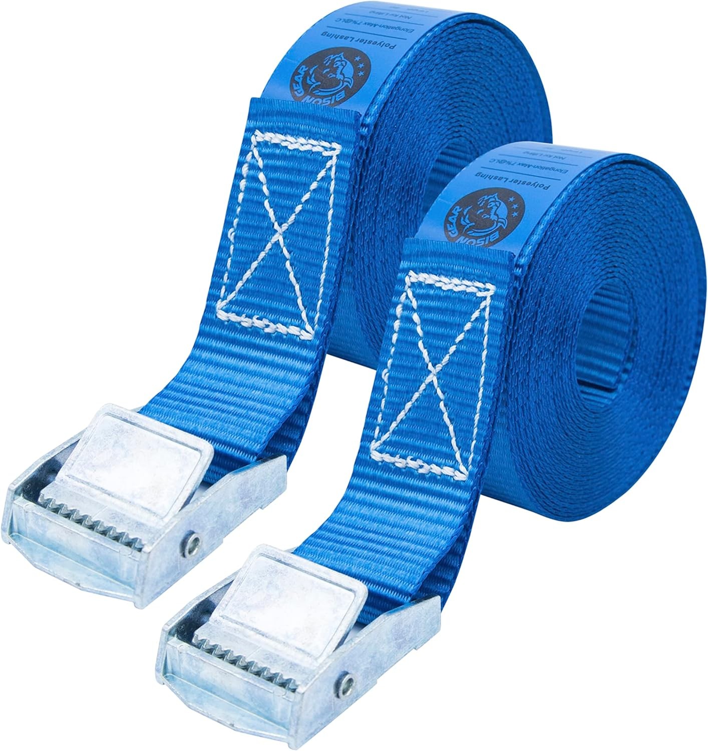 Gear Tie Downs - UV Resistant Cargo Car Roof Rack Cam 8ft 2.5m - 2 pack