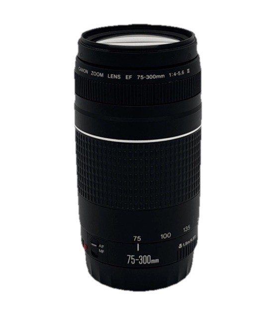 Canon EF 75-300mm f/4-5.6 III Telephoto Zoom Lens OEM Great Condition