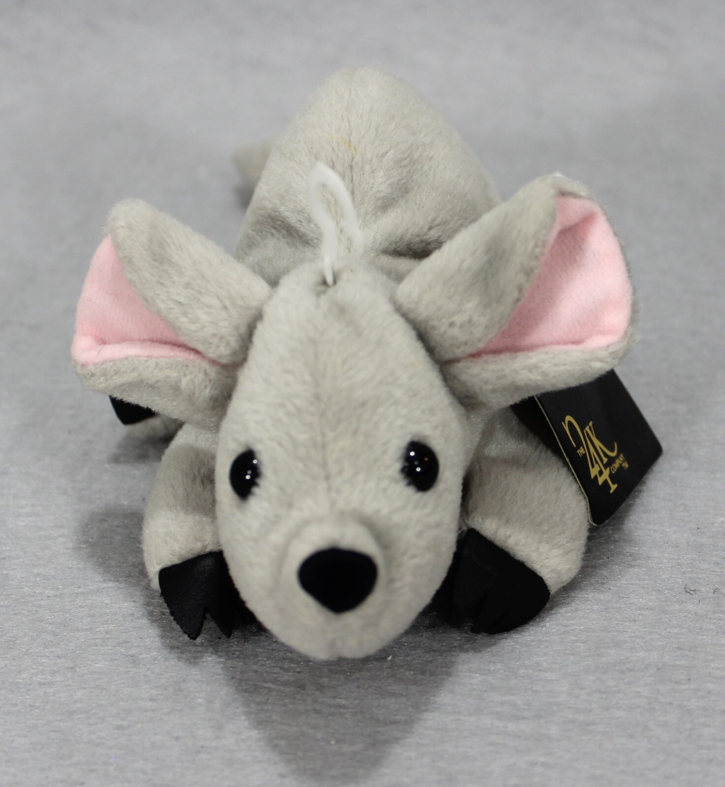 24K Beanie Boppers Limburger The Mouse Plush Stuffed Animal 1997 Special Effect