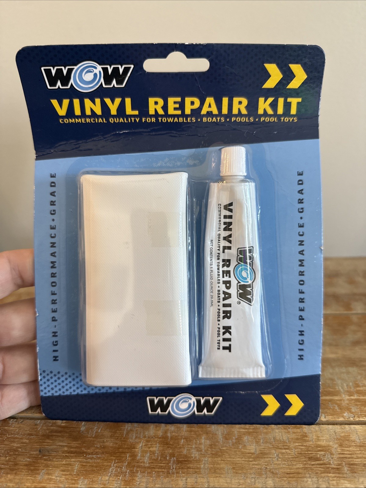 WOW Vinyl Repair Kit Towables/boats/pools/pool Toys New In Pack