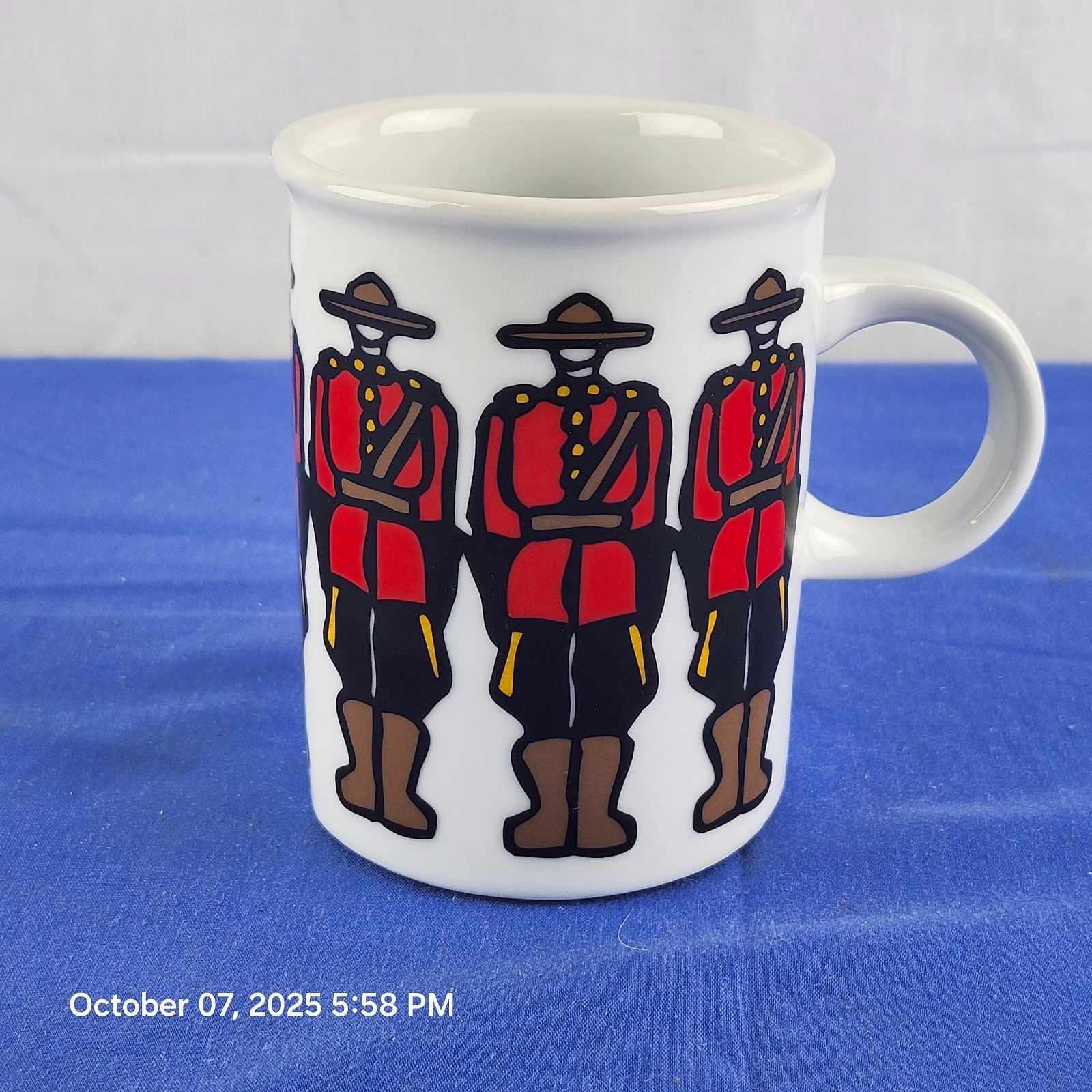 Marc Tetro Canada Canadian Mounted Police Mountie Coffee Mug Danesco Ceramic