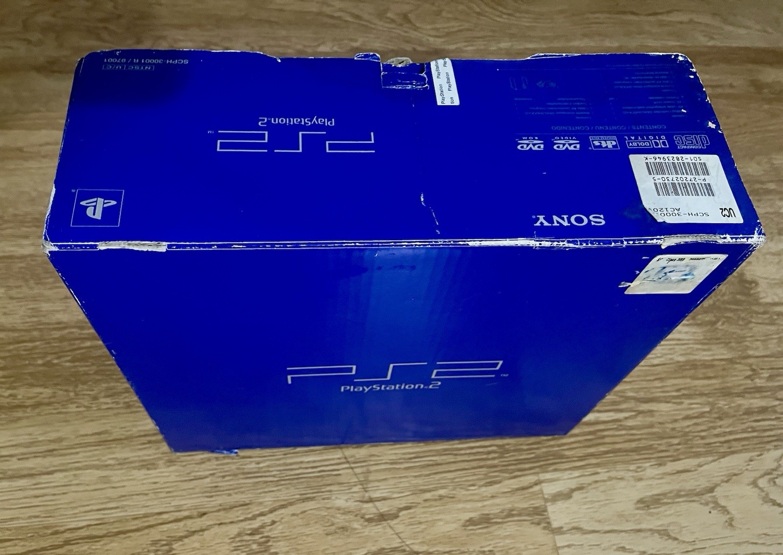 Playstation 2 Console Original EMPTY Box ONLY (NO PS2 SYSTEM) Fat SCPH-30001 Old