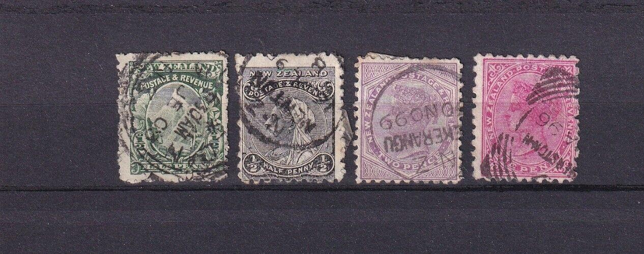 SA20b New Zealand 1880's 1890's selection of used stamps