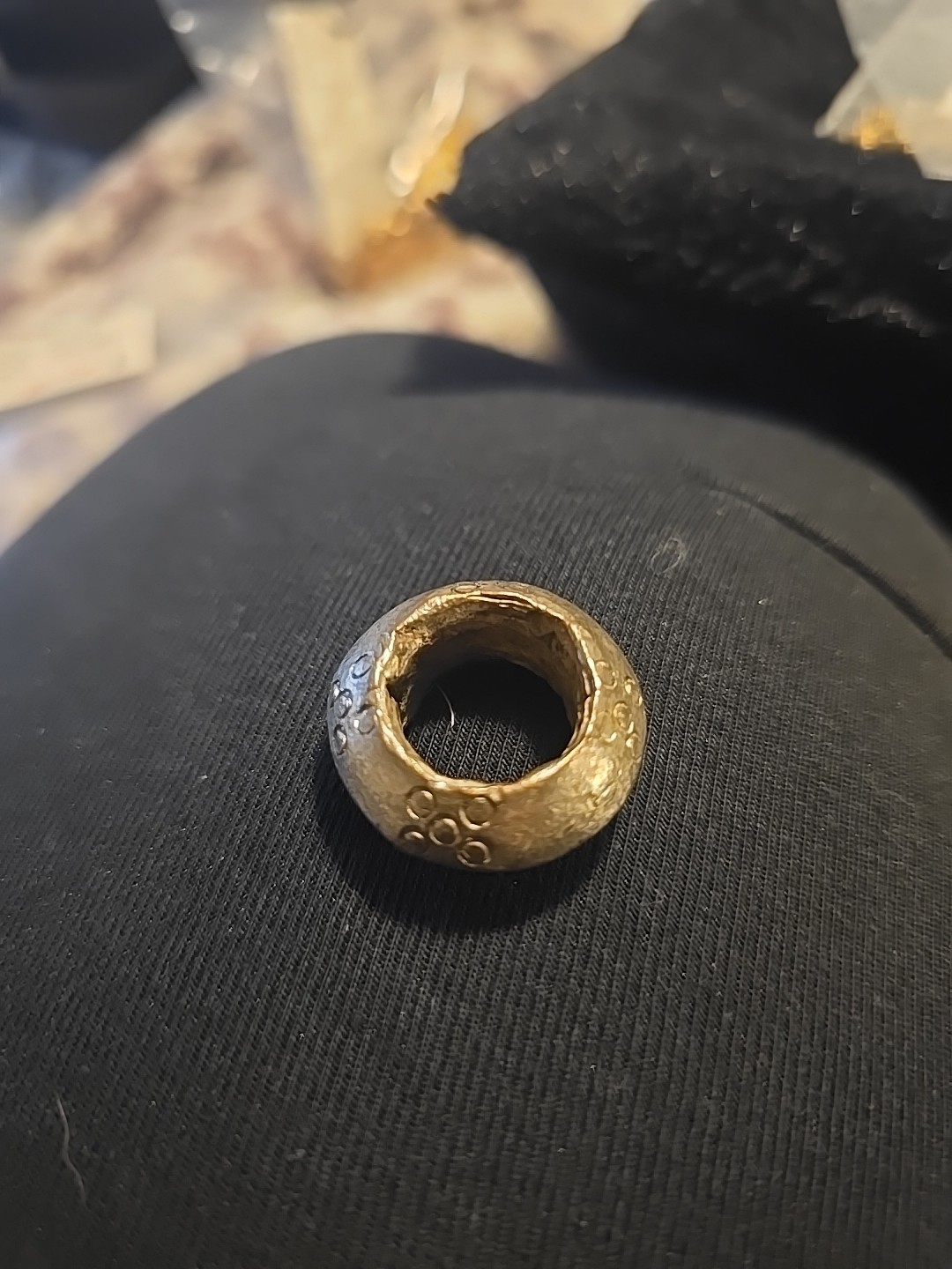 Ethiopian Ring Bead African Brass Beads