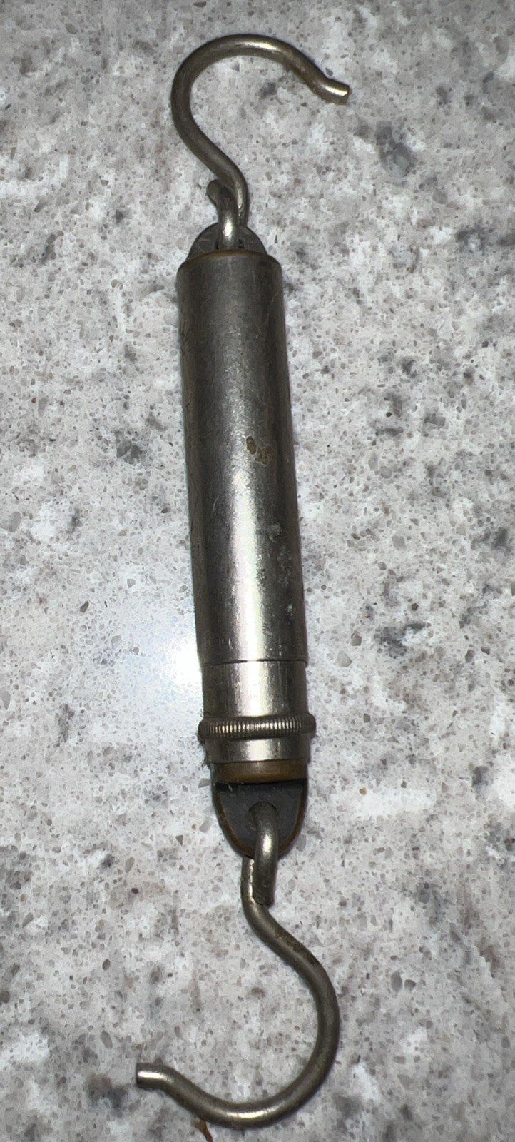 Vintage 1920’s  Chatillon NY Sportsman’s Spring Balance Hanging Fish Scale 15Lb