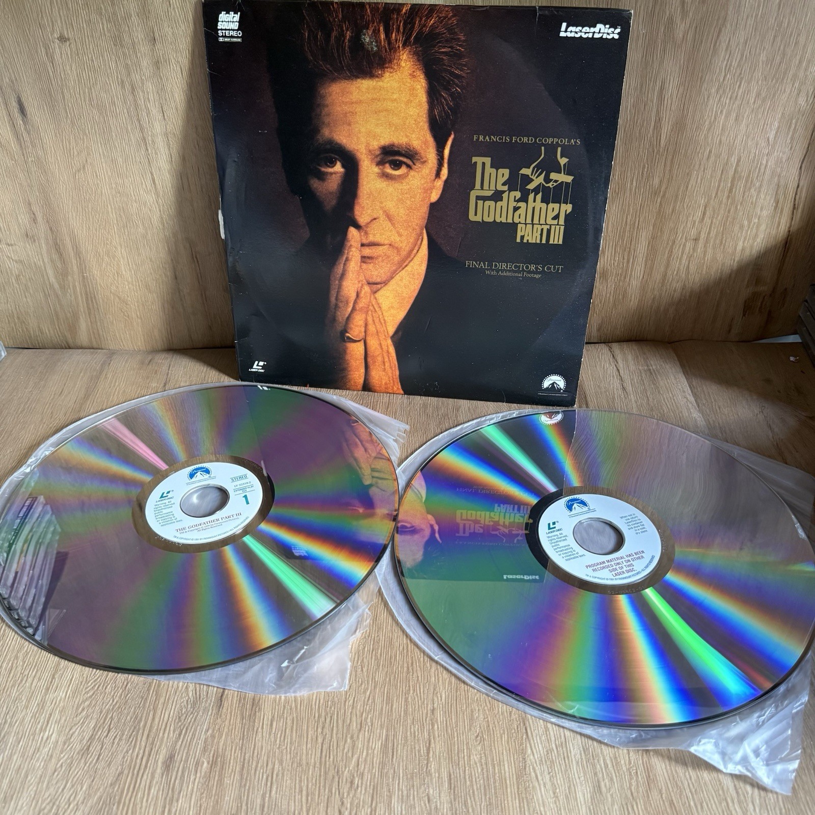 The Godfather Part III 3 Final Director's Cut - LaserDisc LD - NTSC