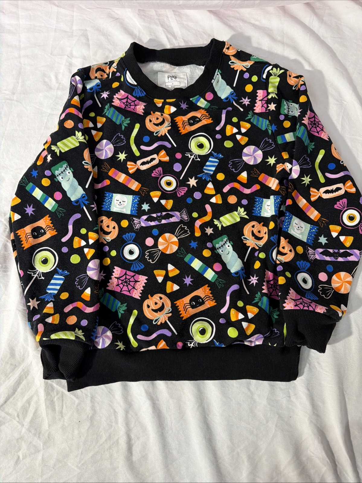 Little Sleepies Halloween  Candy Crewneck Size 6