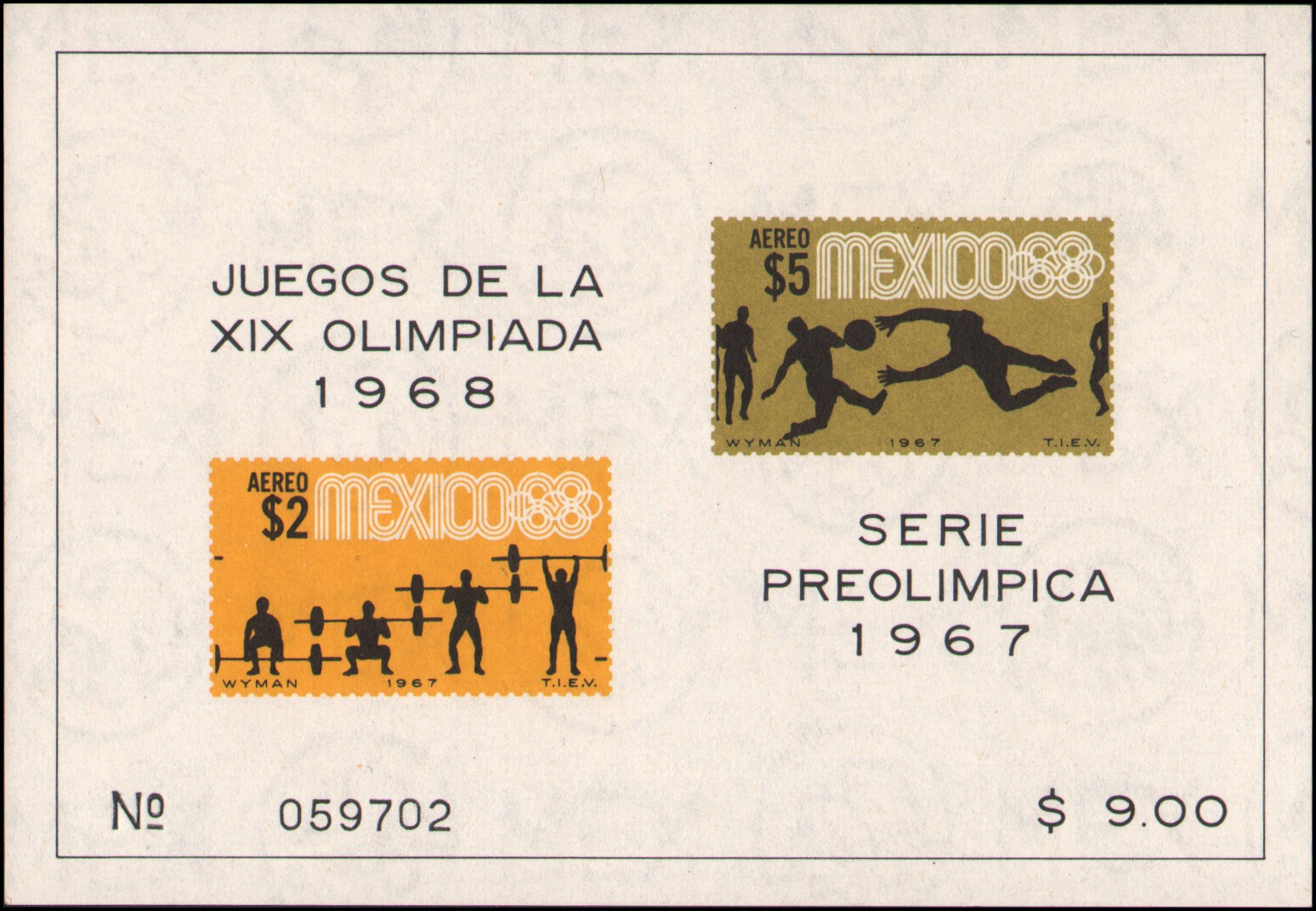 Mexico #C338a MNH VF s/s