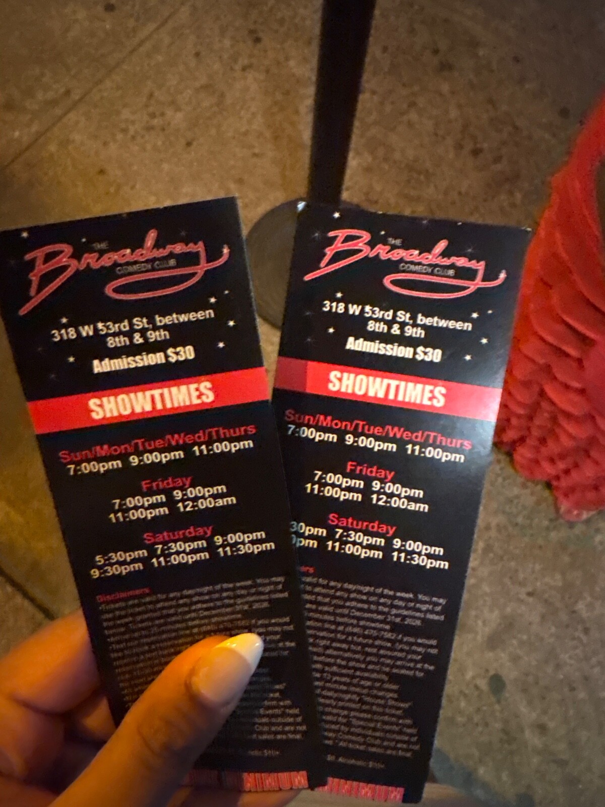 "The Broadway Comedy Club" Tickets