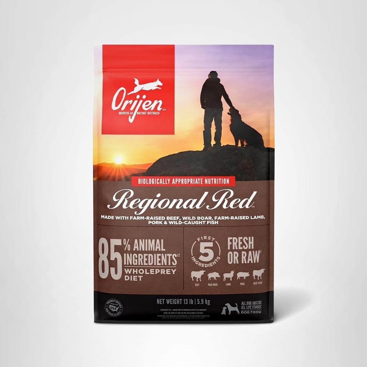 Grain Free High Protein Pet Supplie Regional Red Recipe 13lb Bag