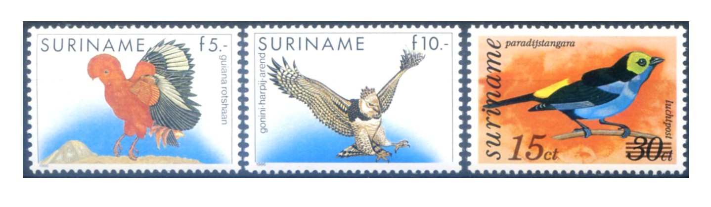 Suriname. Fauna. 1986 Birds.