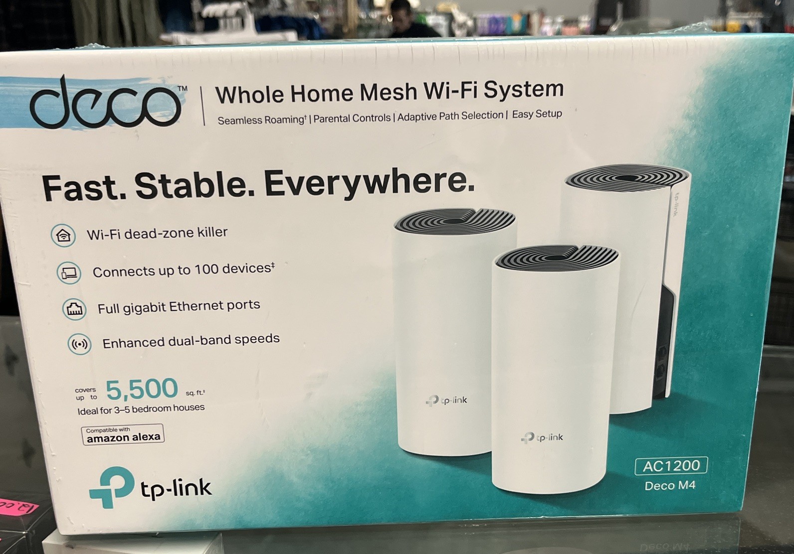 tp-link AC1200 deco m4 Whole Home Mesh Wi-Fi System 