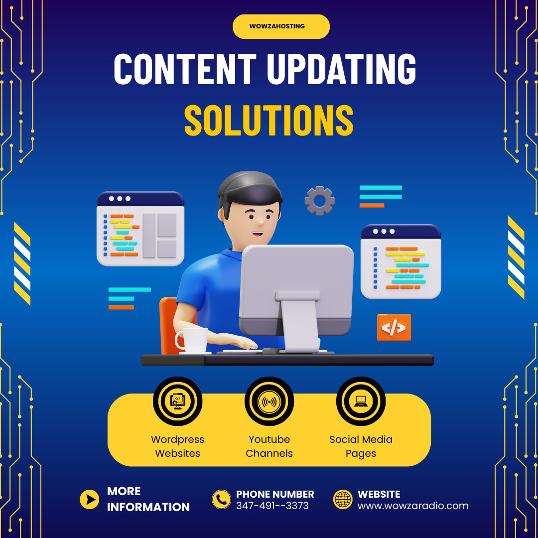 Content  Maintenance Service -Creators: We Fix & Update It- You Win Back Hours.