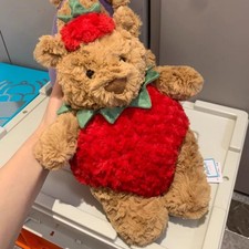 Bartholomew Bear Strawberry Doll Toy Soft Stuffed Plush Jelly Christmas Gift