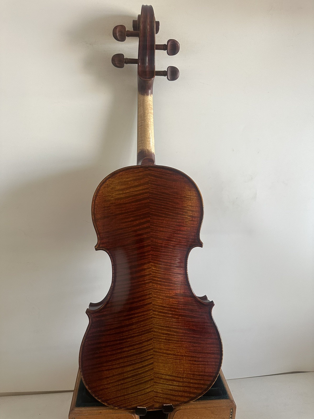 4/4 violin Guarneri Model Flamed maple back spruce top hand Antique Style 0205