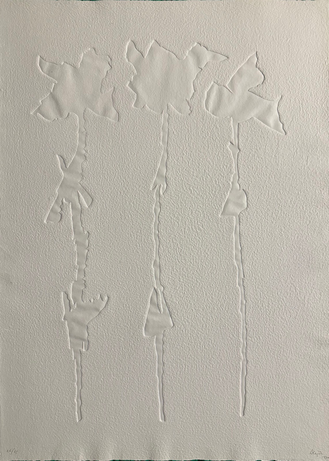 Étienne Hajdu Original Engraving Signed Abstract Art Nouvelle Paris School Art