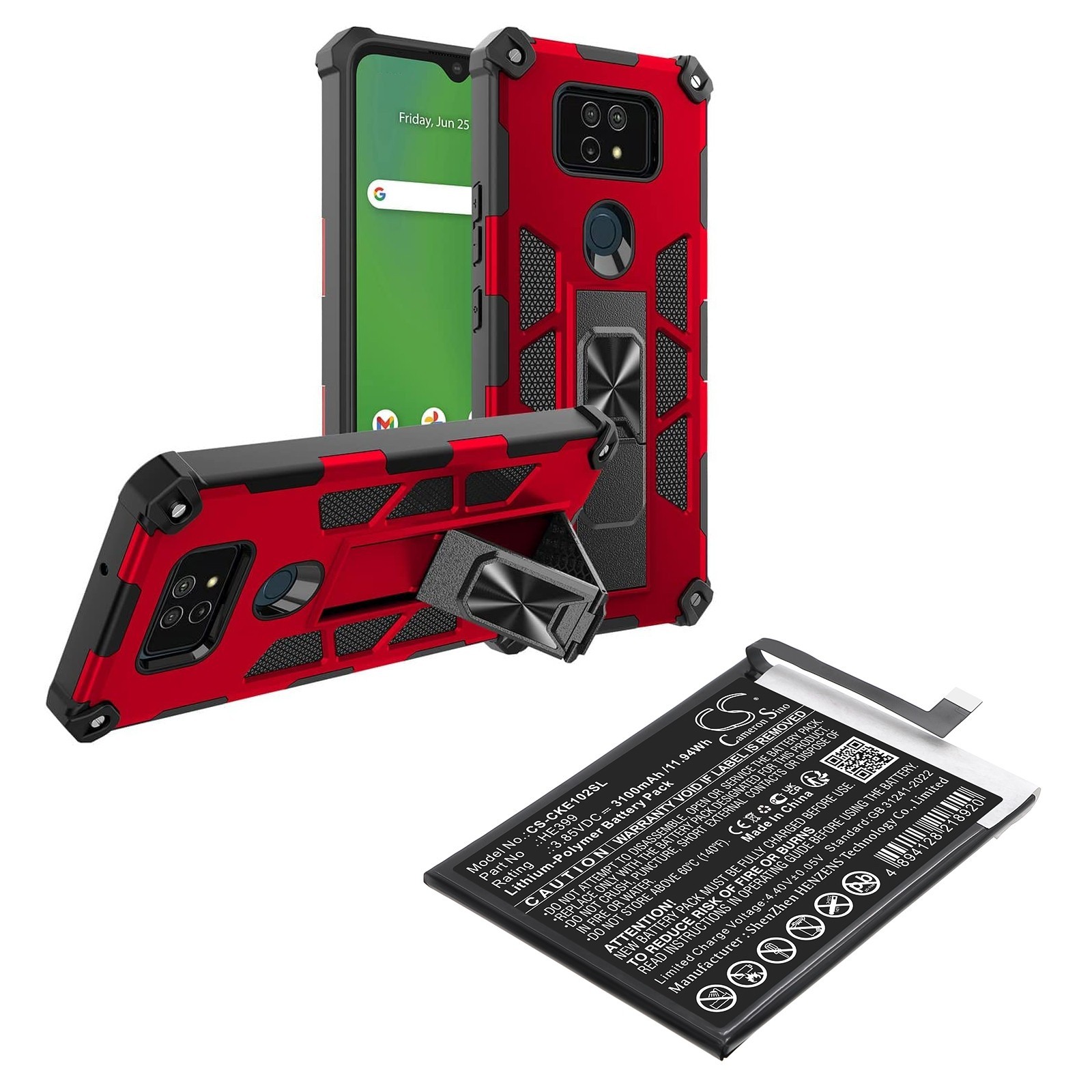 BATTERIE 3100mAh Type HE399 For Cricket EC1002, Ovation 2