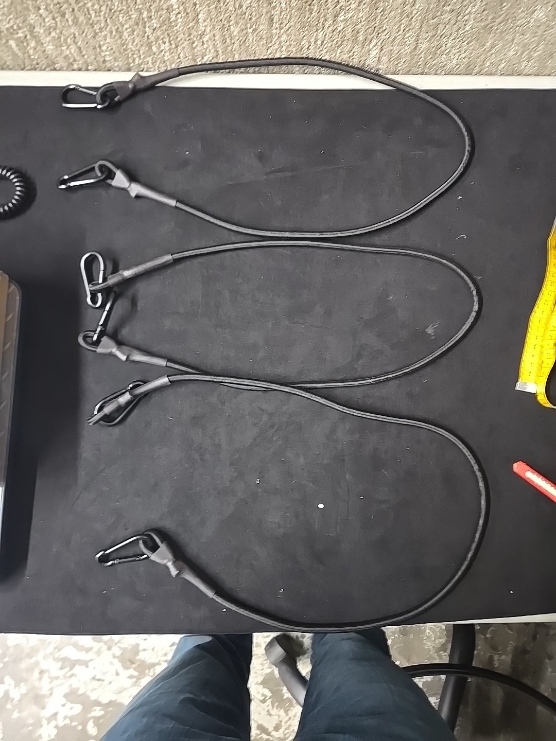 Ecence Tension Rubber With Carabiner 3-Pack 2B