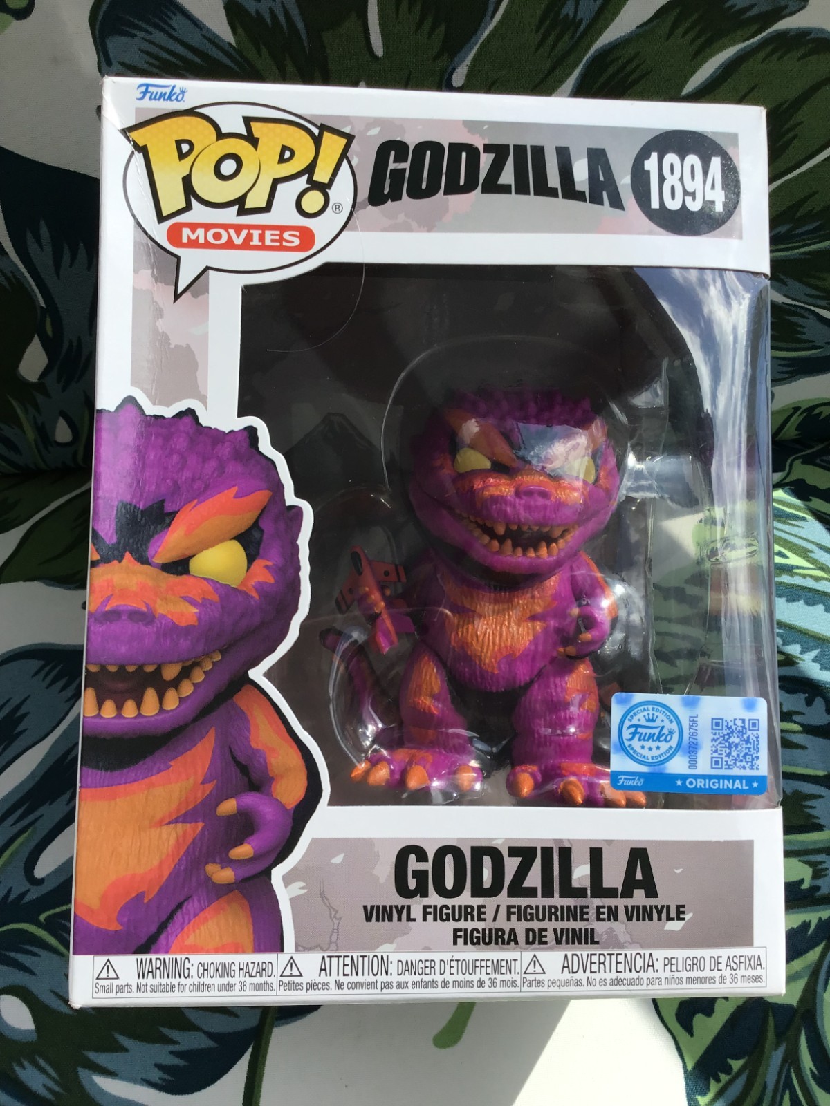 Funko Pop Movies Godzilla #1894 Purple Vinyl Figure 2023 w/ Box Original