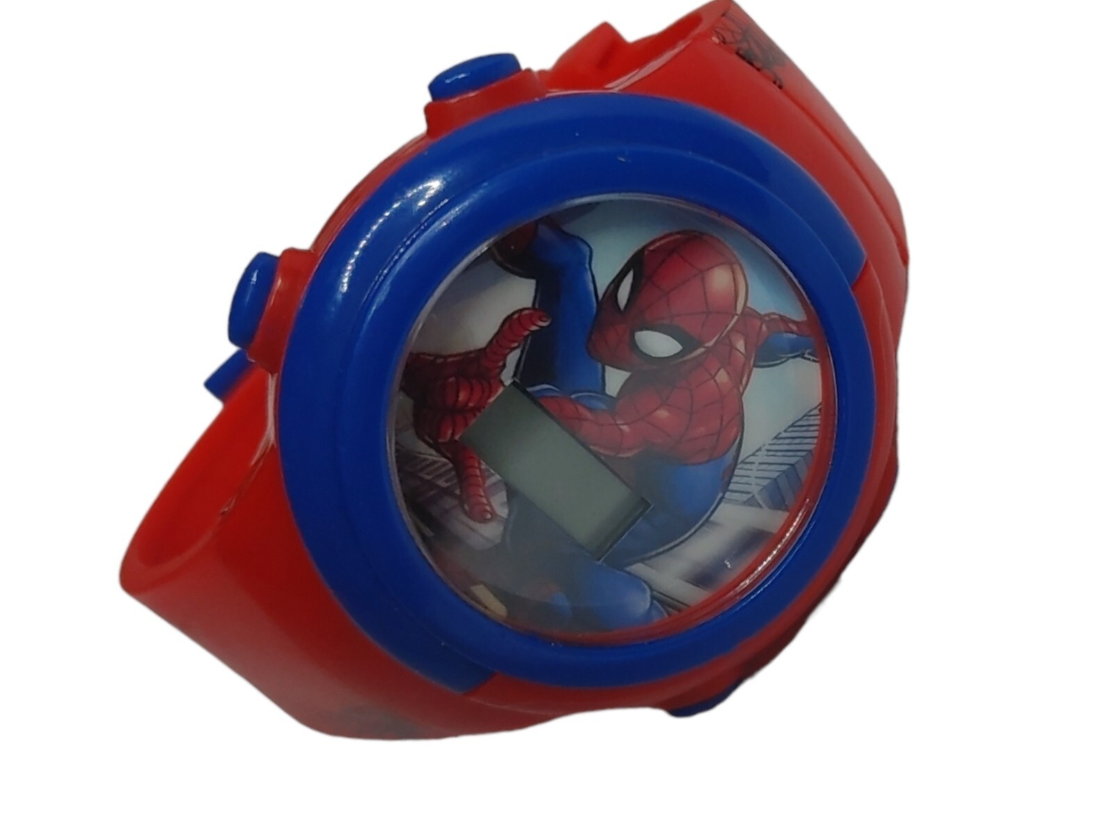 Accutime Kids Marvel Spider-Man Digital Quartz Plastic Watch for Boys & Girls wi