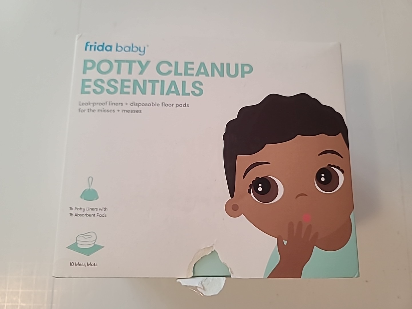 NIP Frida Baby Potty Cleanup Essentials - Liners - Floor Pads