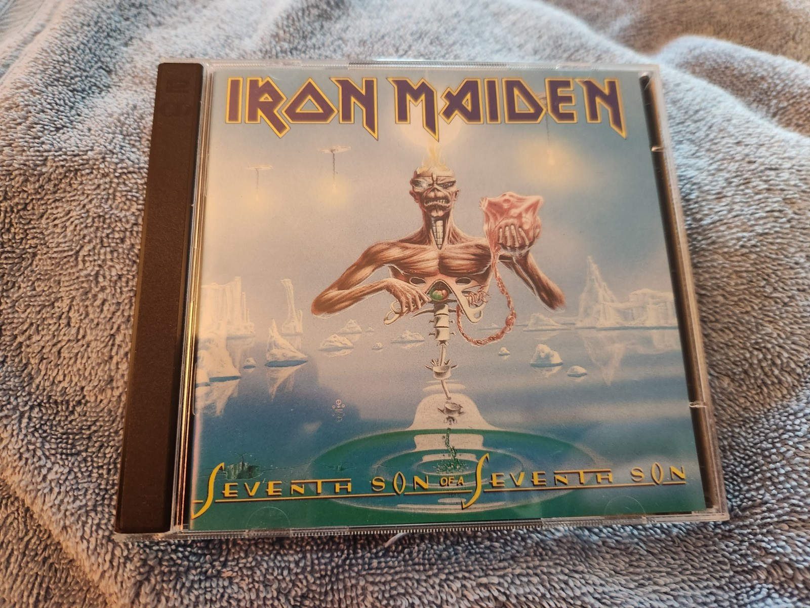 Iron Maiden Rare1995 Castle Records Seventh Son of 7th Son 2 CD set Remastered
