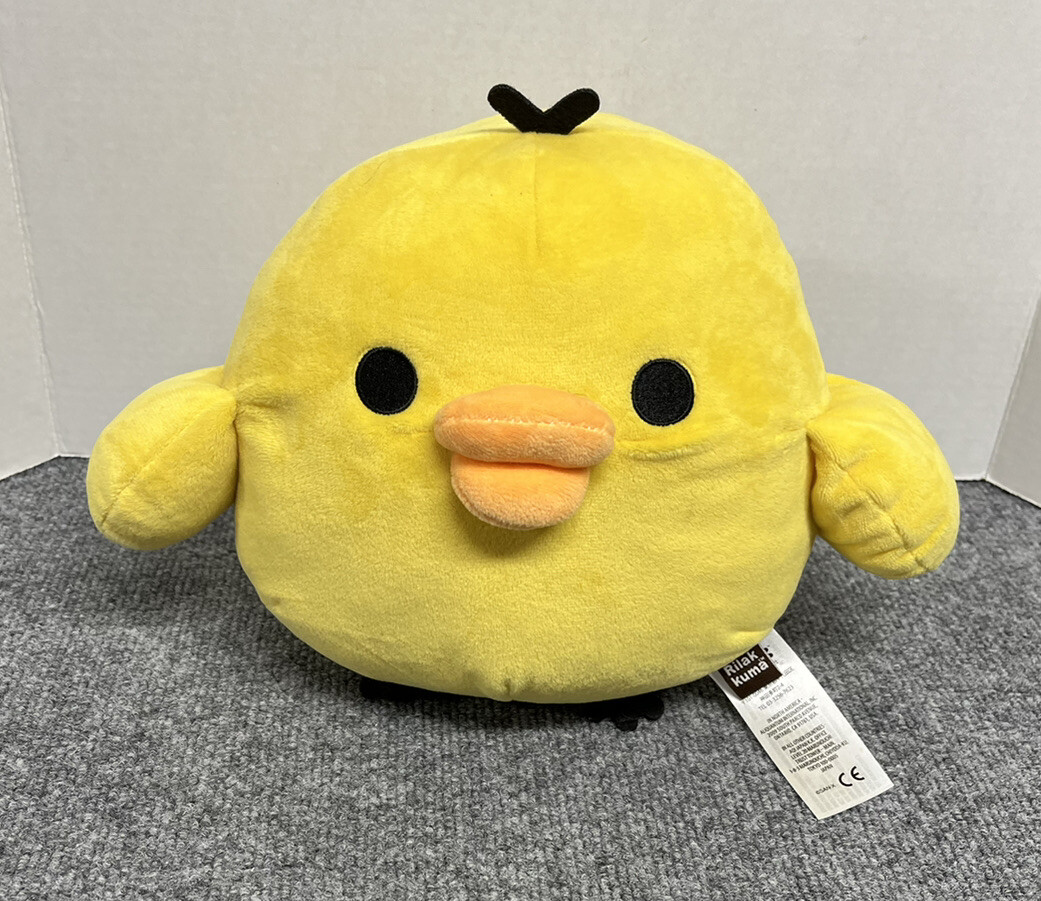 San-X Kiiroitori Rilakkuma 9" Plush Yellow Duck Bird Kuttari