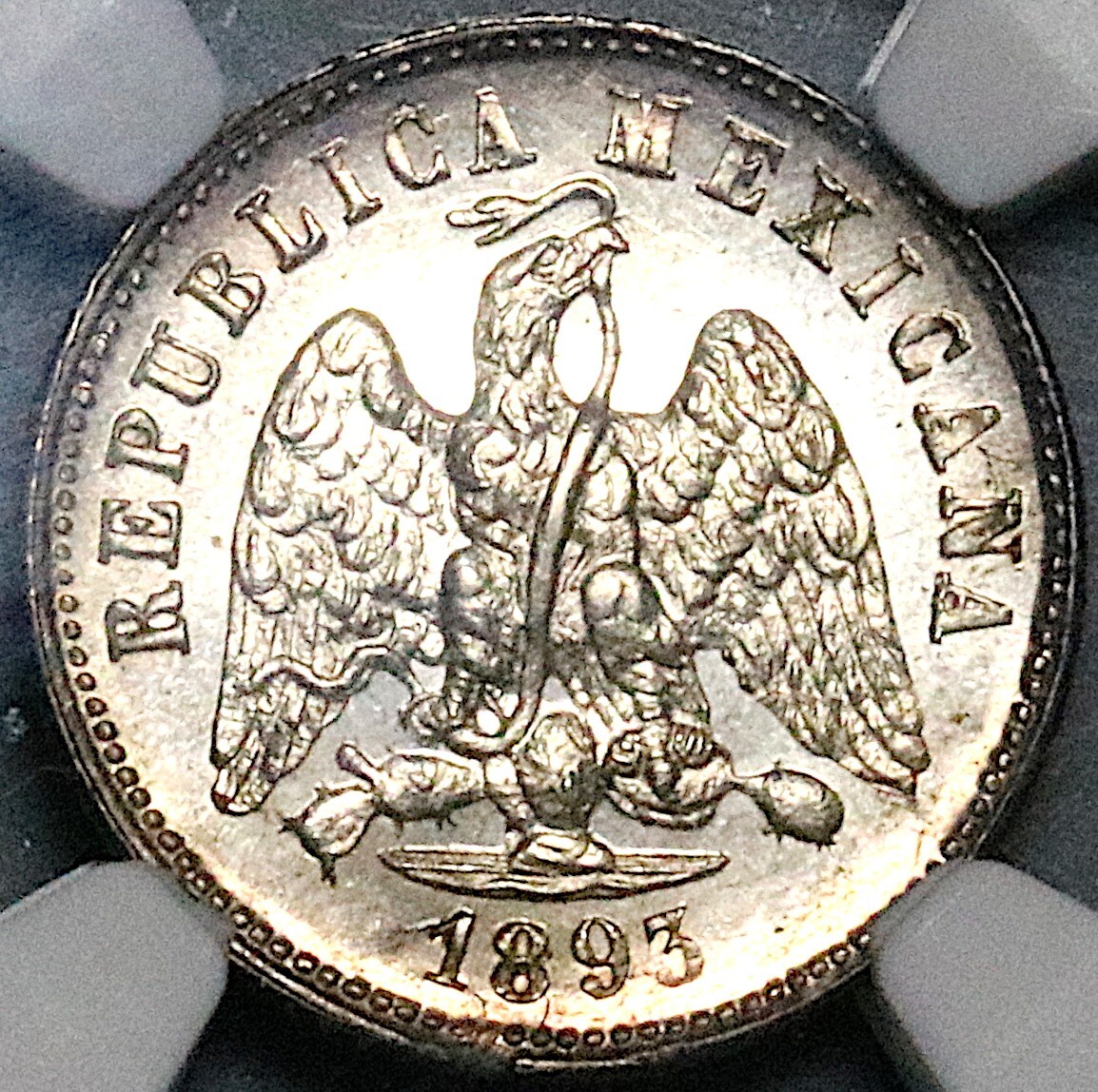 1893-Ga NGC MS 64 Mexico 10 Centavos Guadalajara Mint State POP 4/2 (25022705C)
