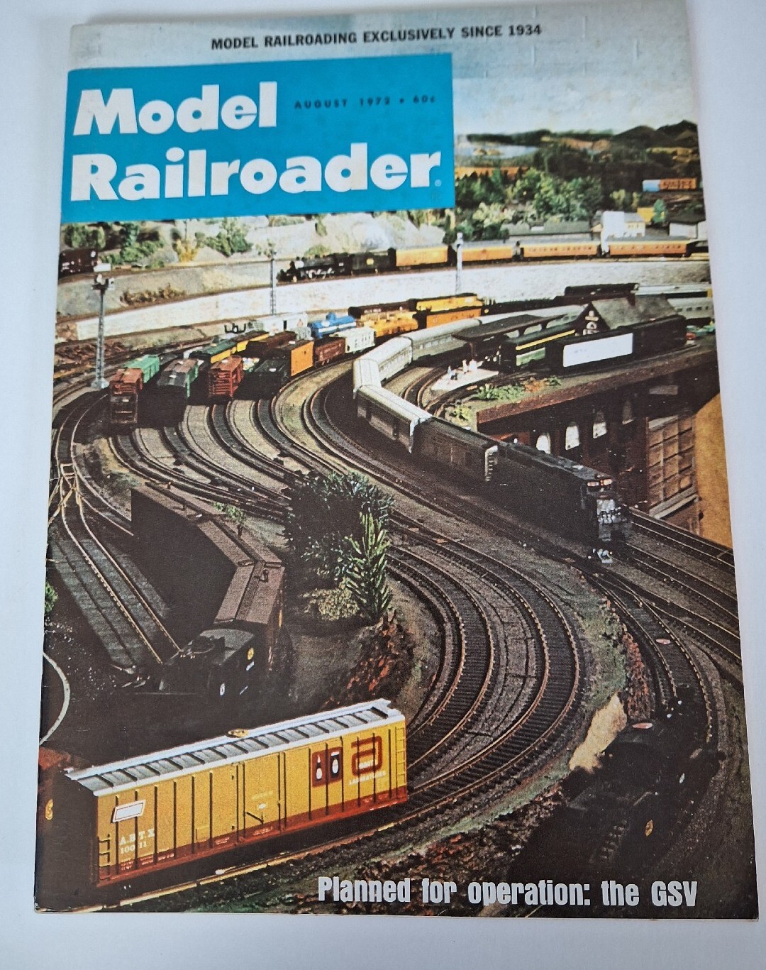 Model Railroader Magazine August 1972 