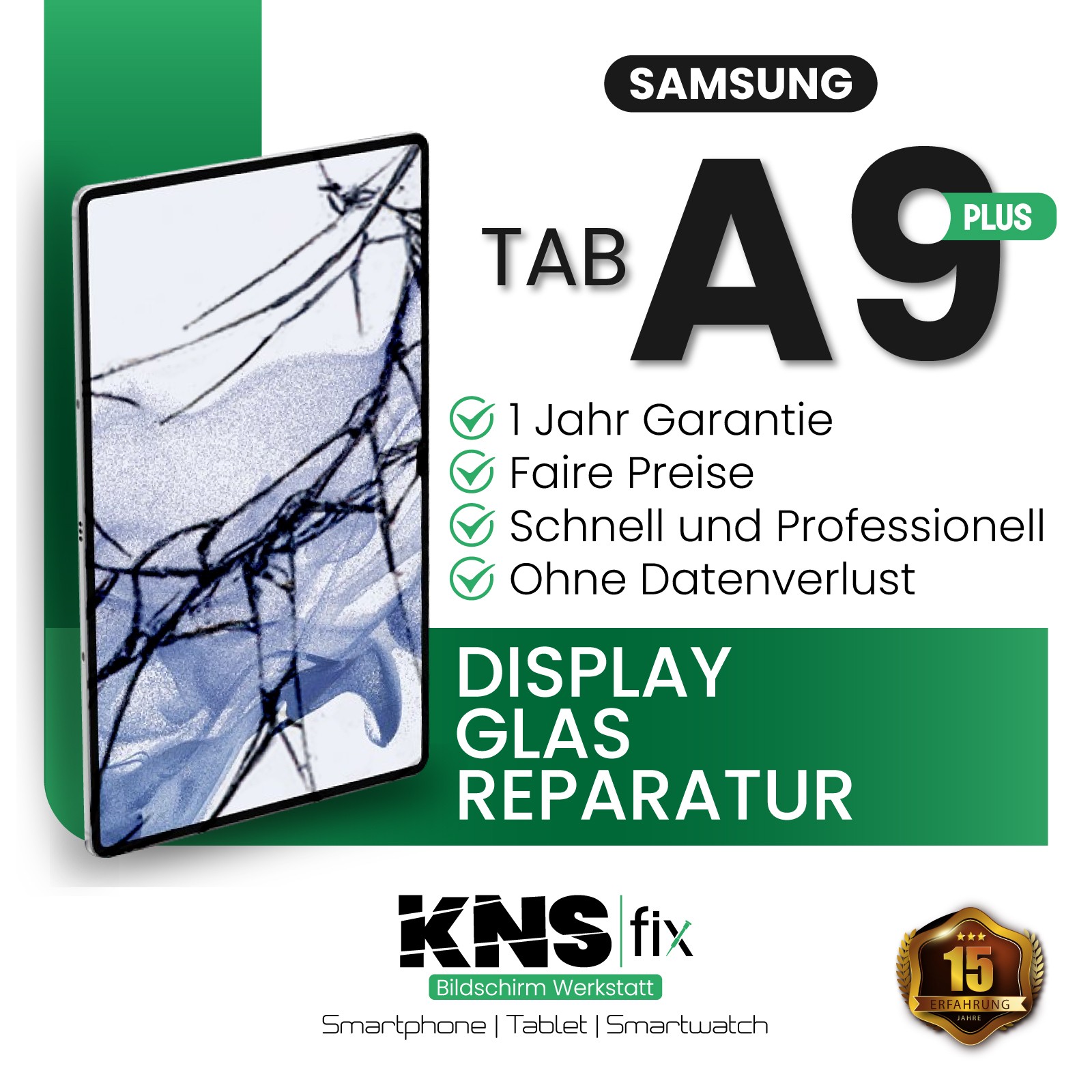 Samsung Tab A9 Plus Affichage Verre Devant Réparation Exchange ✅ 24 Twitter.com