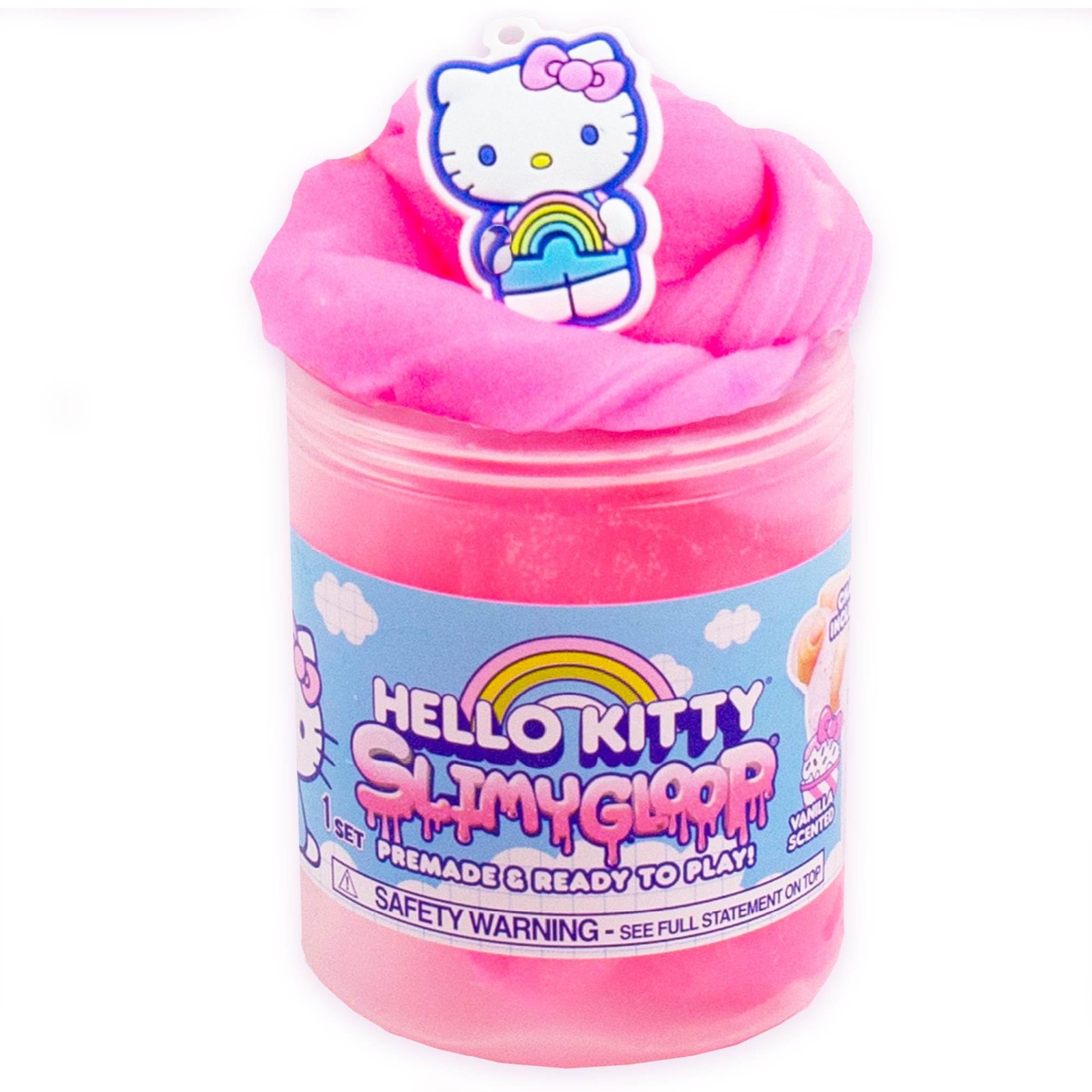 Hello Kitty SLIMYGLOOP, Small (2.75 x 2.75 x 3.38 inches), 1-pack 