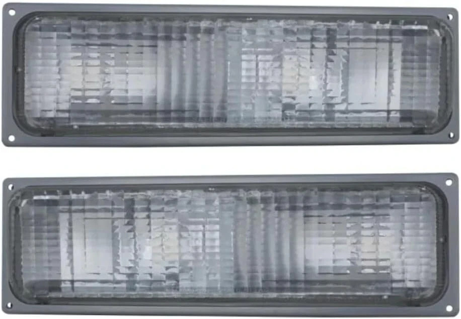 1988-1993 Chevy C1500 2500 3500 Parking Signal Light Driver Passenger Side Pair