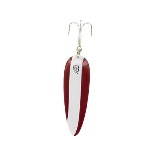  Nickel Back Double Hook Skeeter 2/32 oz Fishing Spoons Red/White