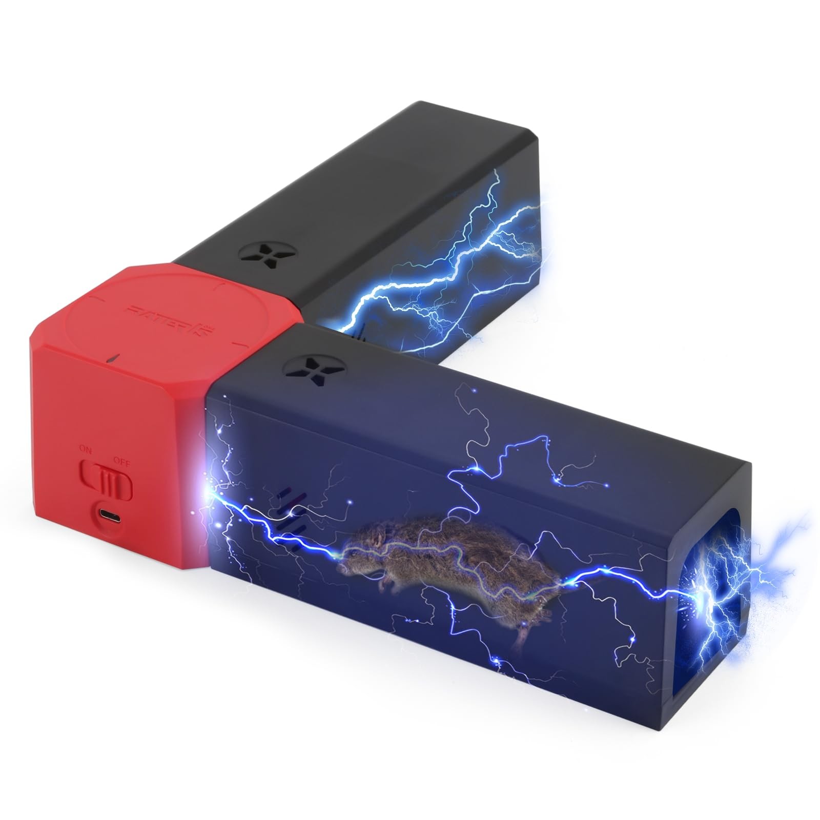 Electric Mouse Trap - Powerful Electronic Rat Zapper for Indoor Orange 