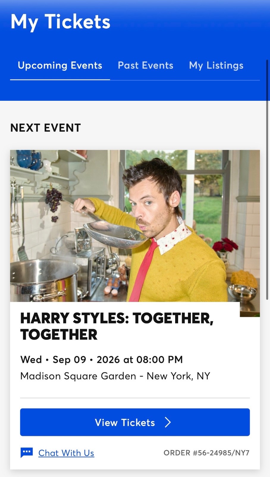 Harry Styles Together Together Concert Tickets New York City