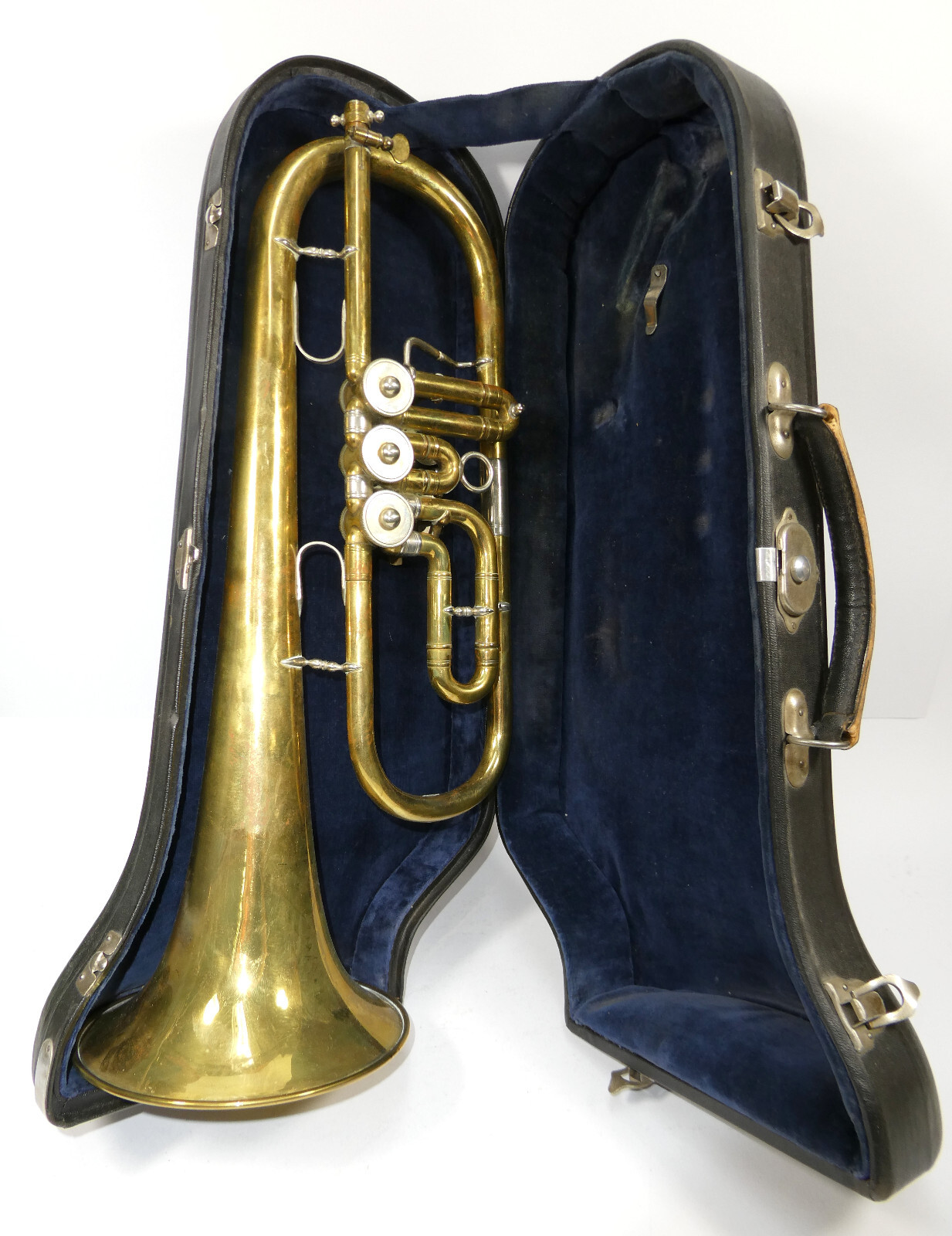 Trumpet in Case circa 1900