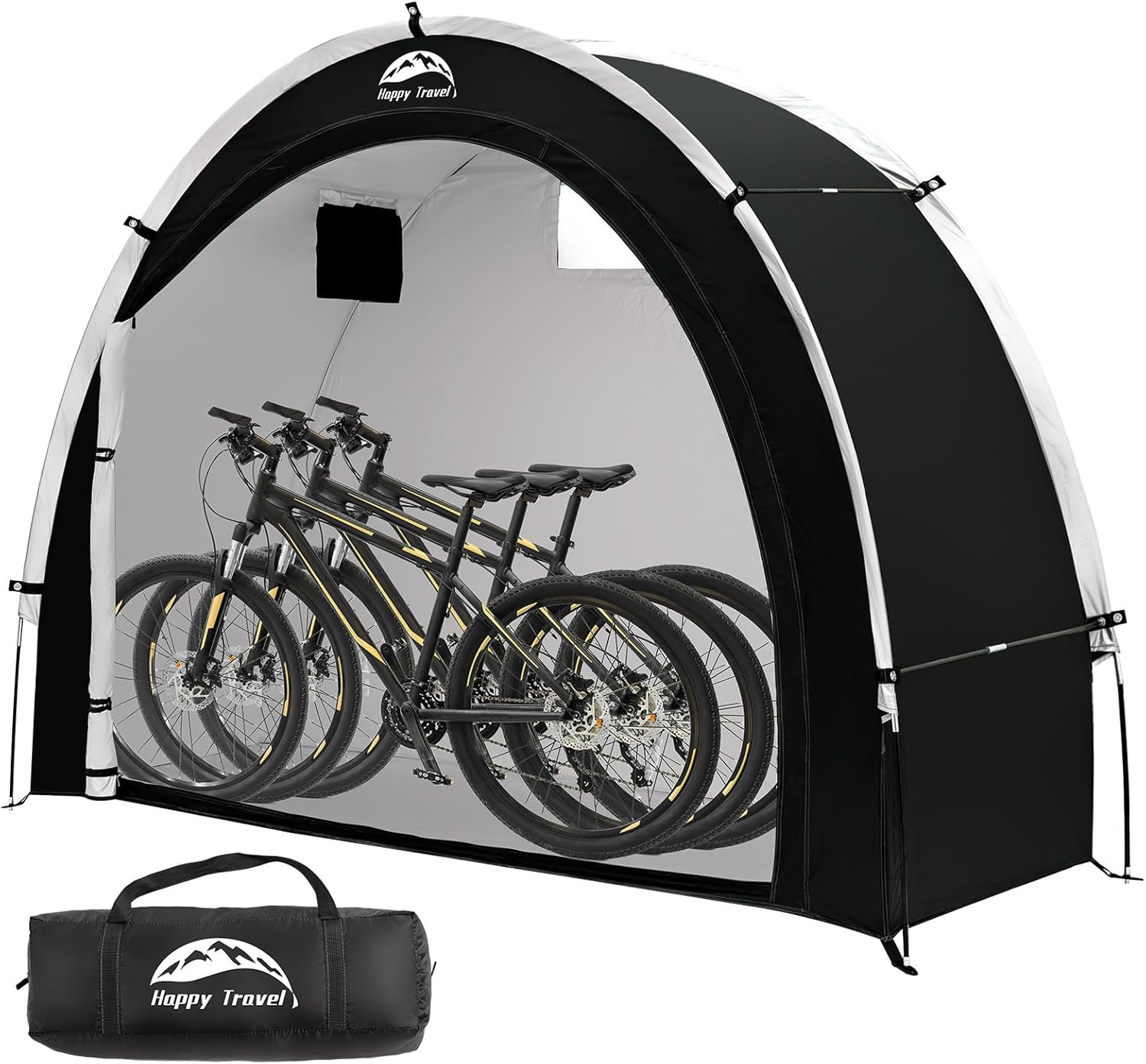 HAPPY TRAVEL Bike Storage Shed Tent,Outdoor Portable Bicycle Storage Sheds with 