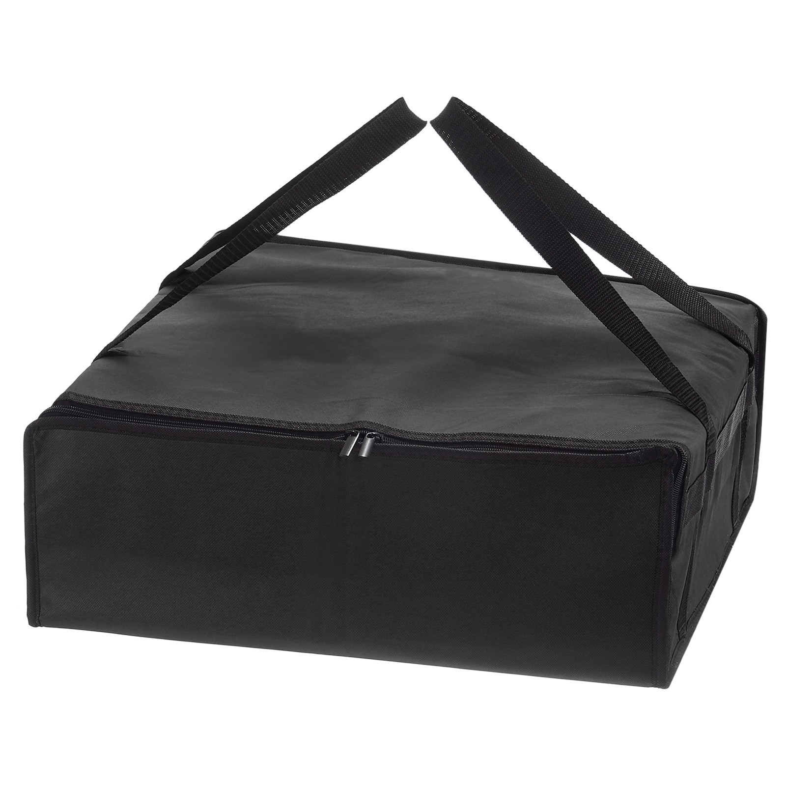 Insulated Pizza Bag 20"x20"x6" Non-woven Fabrics Grocery for Party Black