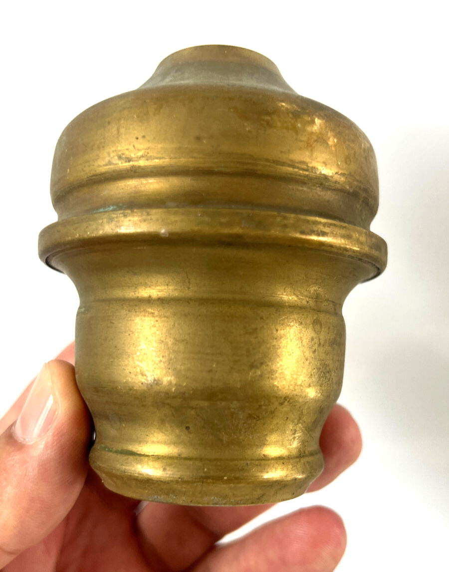 B6 opening BED SHOULDER 50 mm solid brass round spun 2" open for post diameter