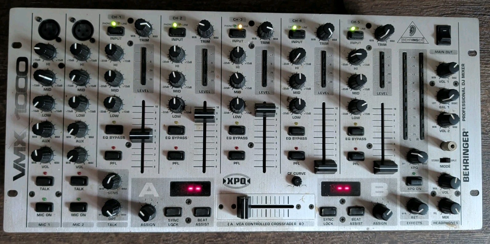 Behringer Professional DJ Mixer VMX 1000 - Preowned , Working Condition