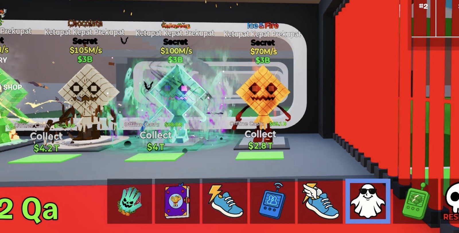 Steal the brainrot Fortnite Ketupat Kepat Prekupat  Ice & Fire 