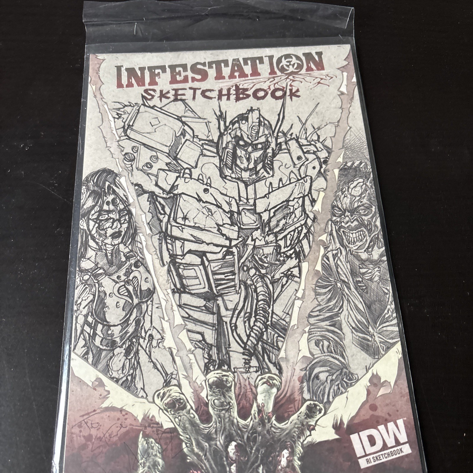 IDW Infestation Sketchbook 2011