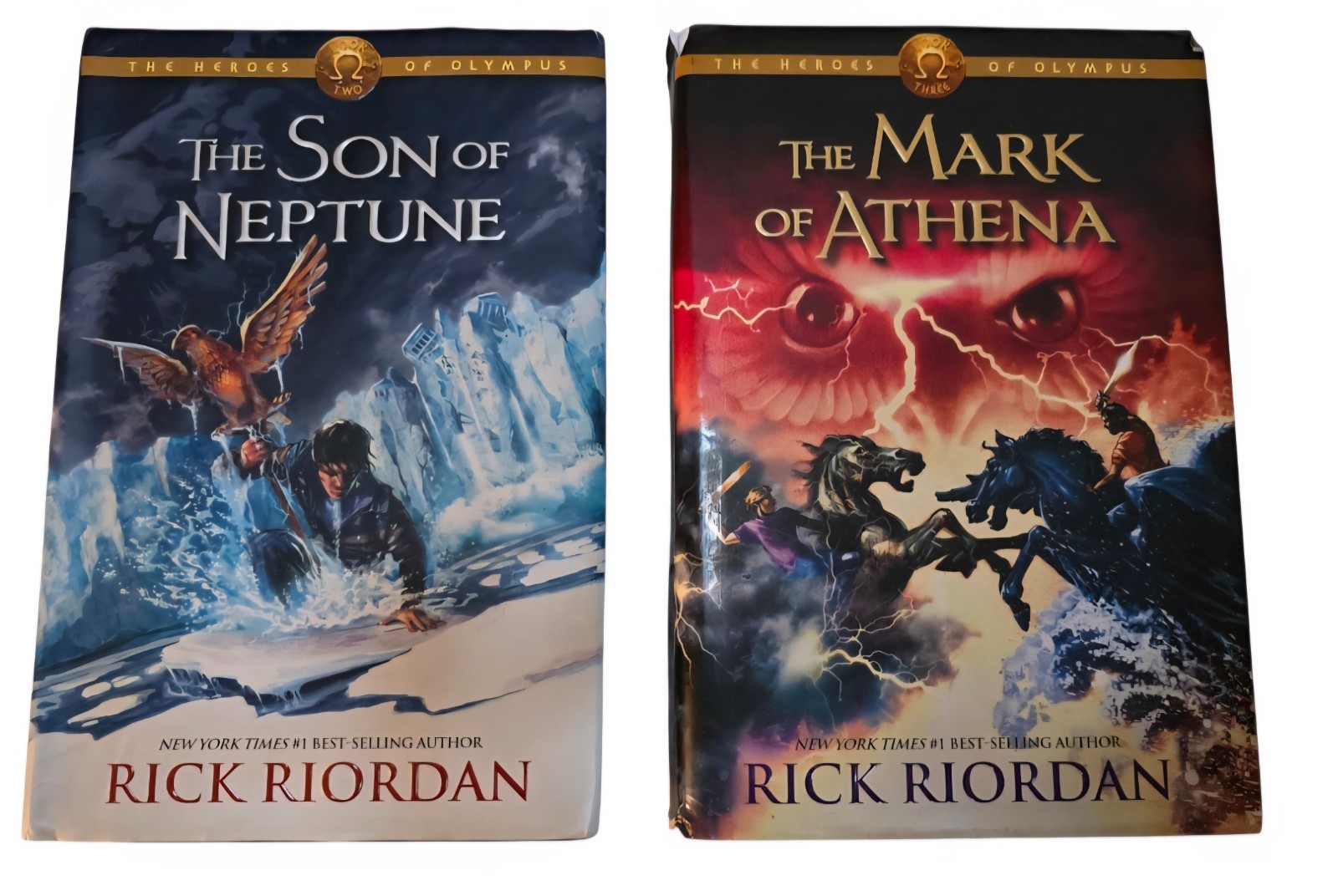 Book 2 & 3 of The Heroes of Olympus - The Son of Neptune and The Mark of Athena