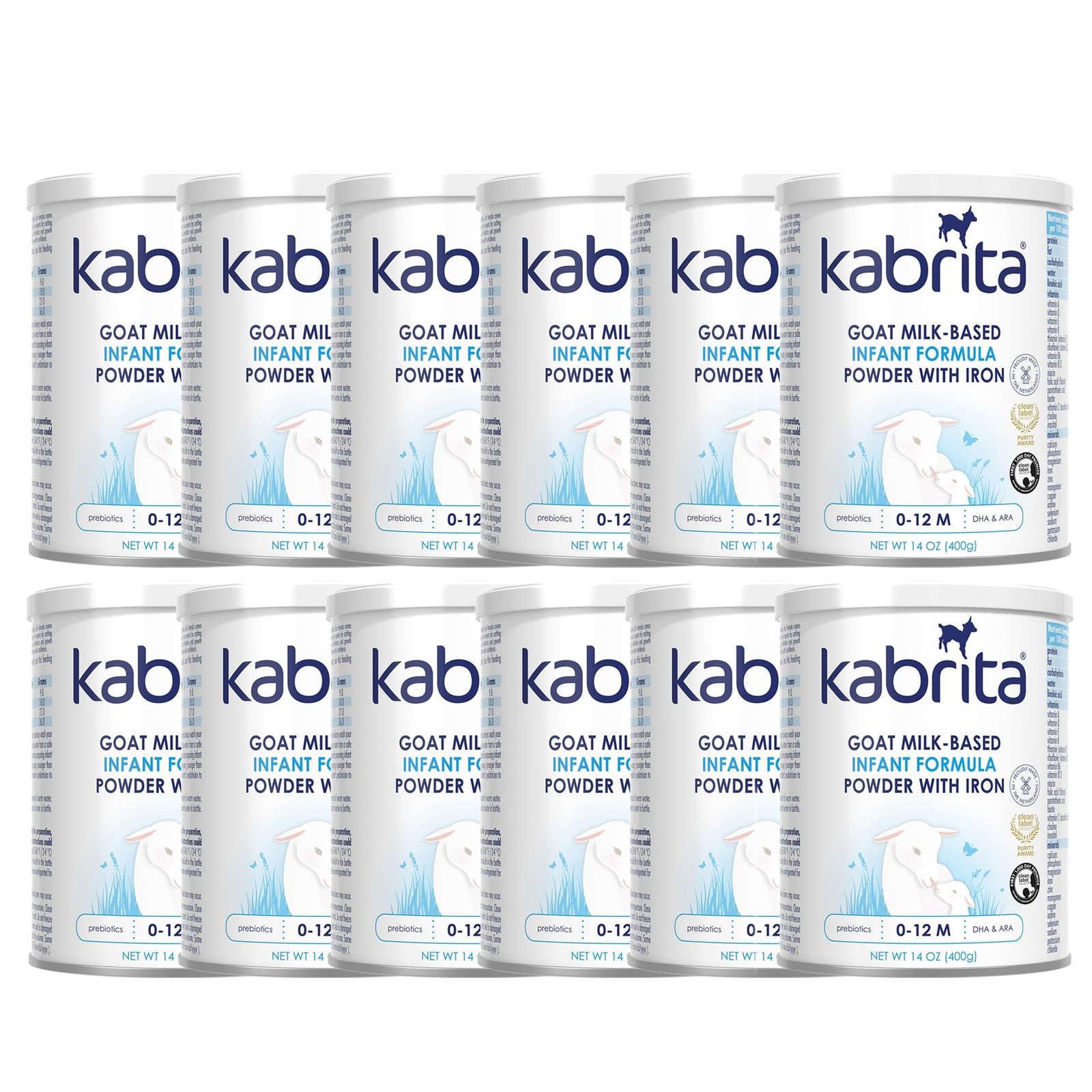 Goat Milk Infant Formula 14 oz Pack Kabrita Milk-Based Powder Iron Prebiotics