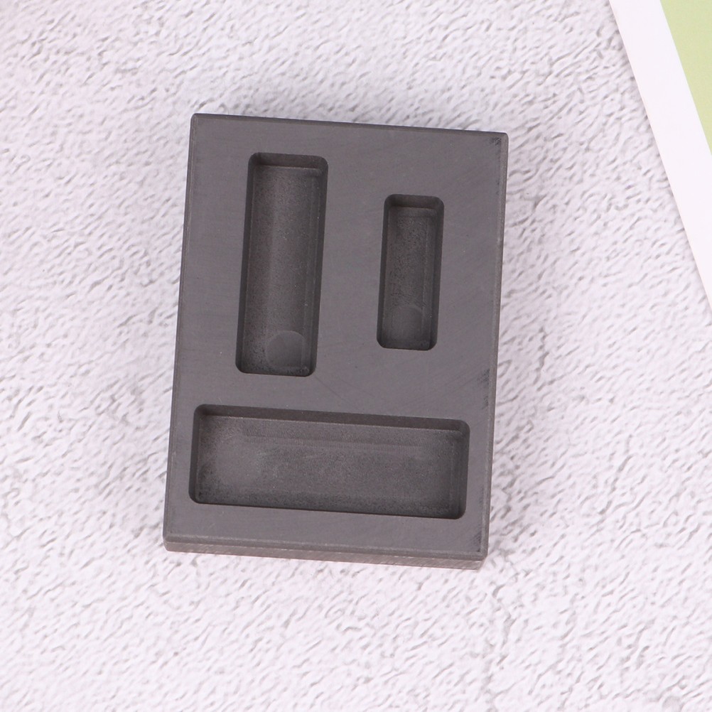 3 Slots Graphite Ingot Mold Melting Casting Mould for Non-ferrous