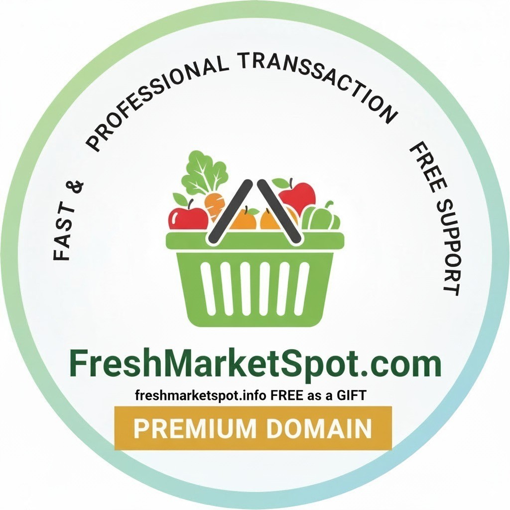 FreshMarketSpot.com – Premium .COM Market Domain + Free .INFO